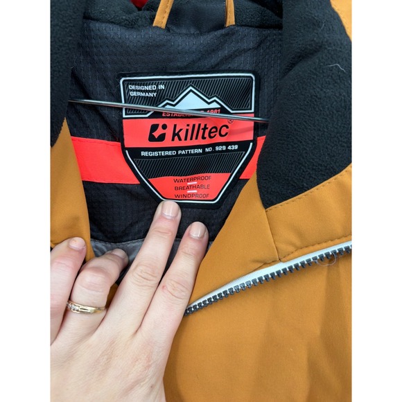 Killtec Women's Waterproof Breathable Windproof Ski Jacket Brown 16 / large - Picture 4 of 13